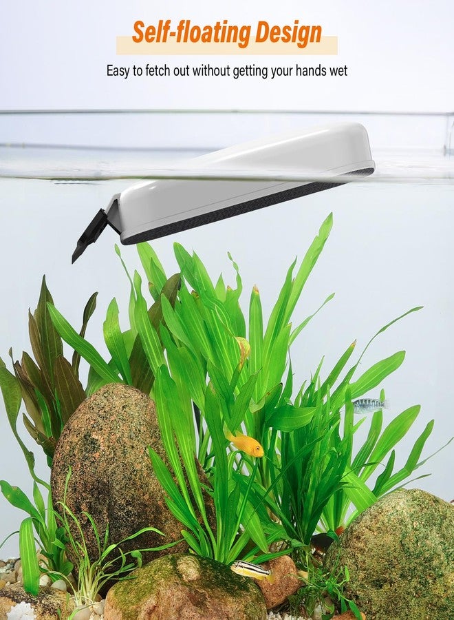 fishkeeper Magnetic Aquarium Fish Tank Glass Cleaner - Exquisite & Super Strong Magnetism, Double Side Floating Algae Scraper Cleaning Tools for 0.1 to 0.7 Inch Glass Tanks (Mini/M/L/XL) - Image 4